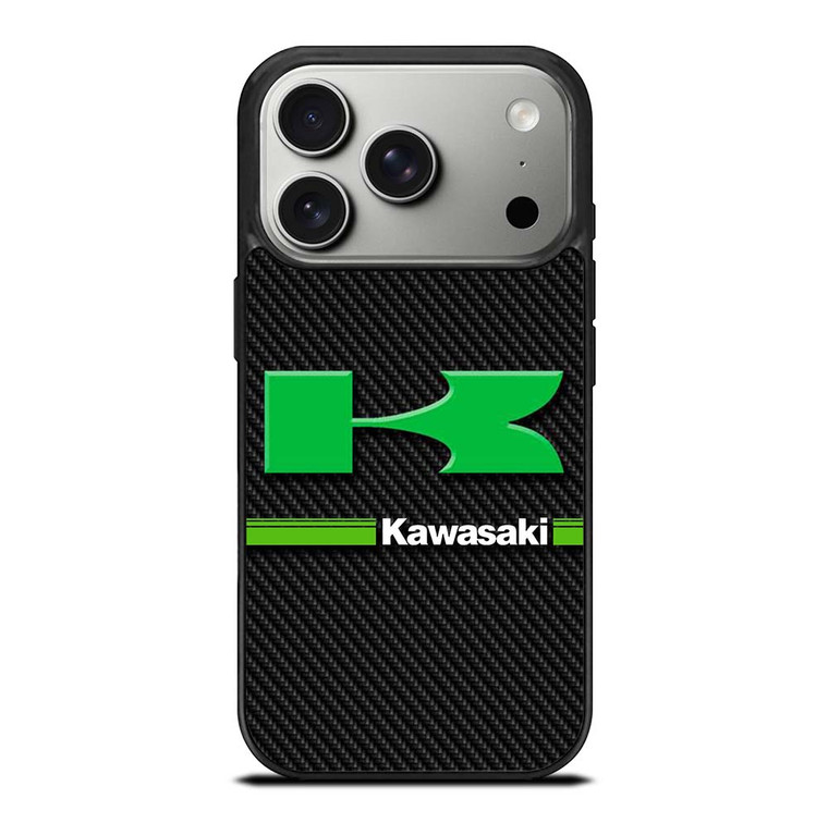 KAWASAKI LOGO CARBOON iPhone 17 Pro Case Cover