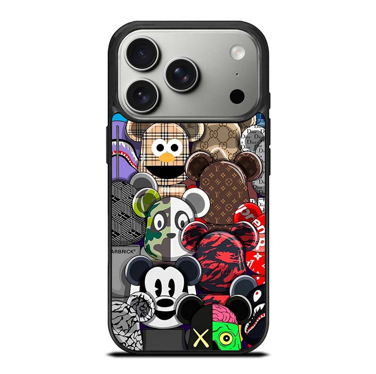 KAWS ALL CHARACTER ICON iPhone 17 Pro Case Cover