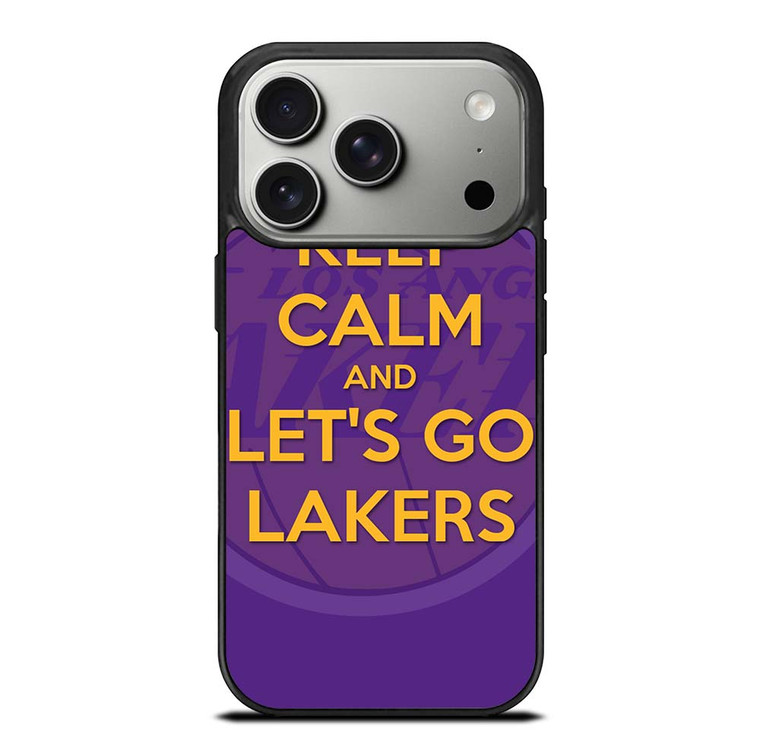 KEEP CALM AND GO LAKERS iPhone 17 Pro Case Cover