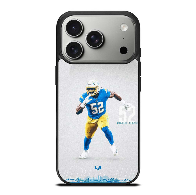 KHALIL MACK LOS ANGELES CHARGERS NFL iPhone 17 Pro Case Cover