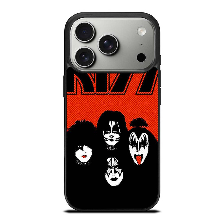 KISS RED ROCK BAND iPhone 17 Pro Case Cover