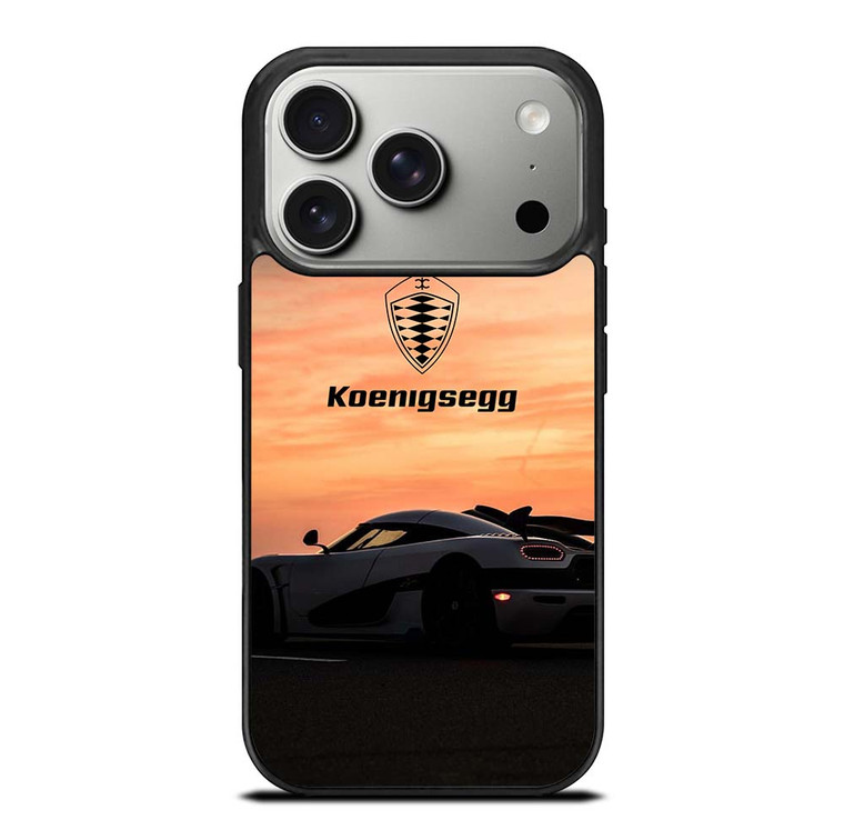 KOENIGSEGG CAR SUNSET LOGO iPhone 17 Pro Case Cover