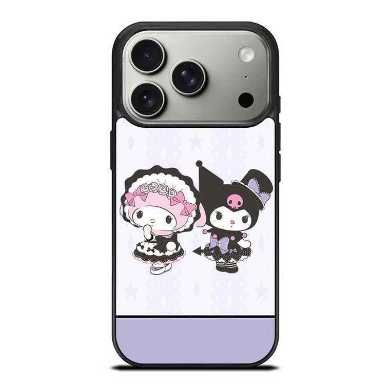 KUROMI AND MELODY ANIME iPhone 17 Pro Case Cover