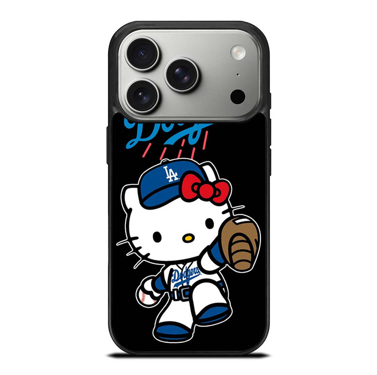 LA DODGERS HELLO KITTY BASEBALL iPhone 17 Pro Case Cover