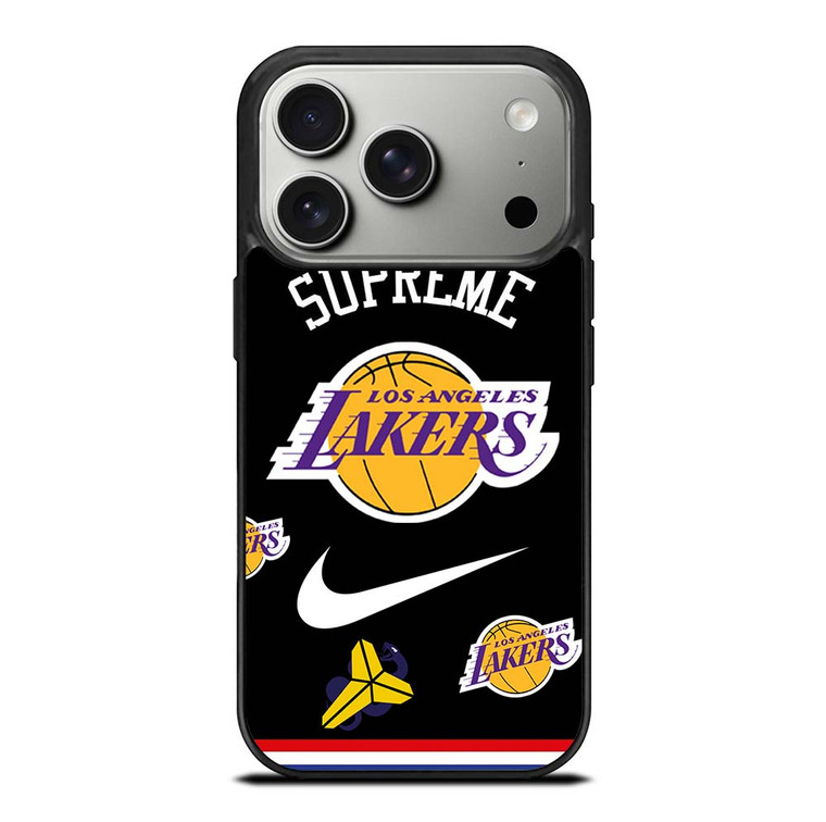 LA LAKERS NBA X SUPREME NIKE iPhone 17 Pro Case Cover