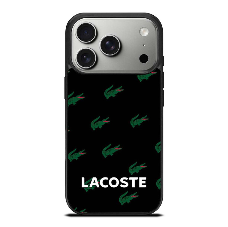 LACOSTE LOGO PATTERN iPhone 17 Pro Case Cover