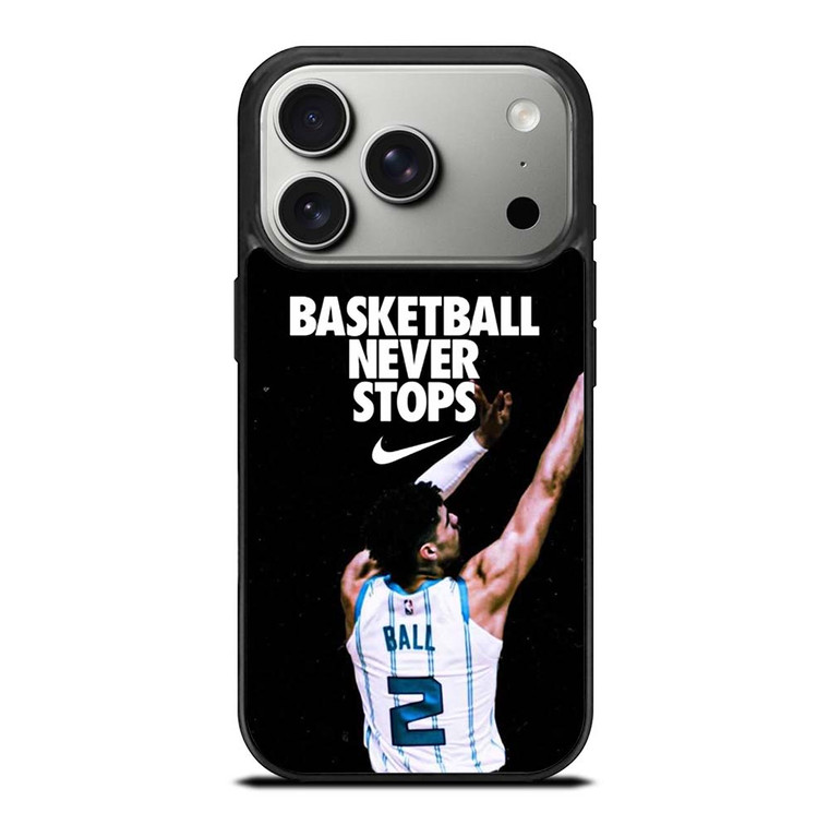 LAMELO BALL CHARLOTTE HORNETS iPhone 17 Pro Case Cover