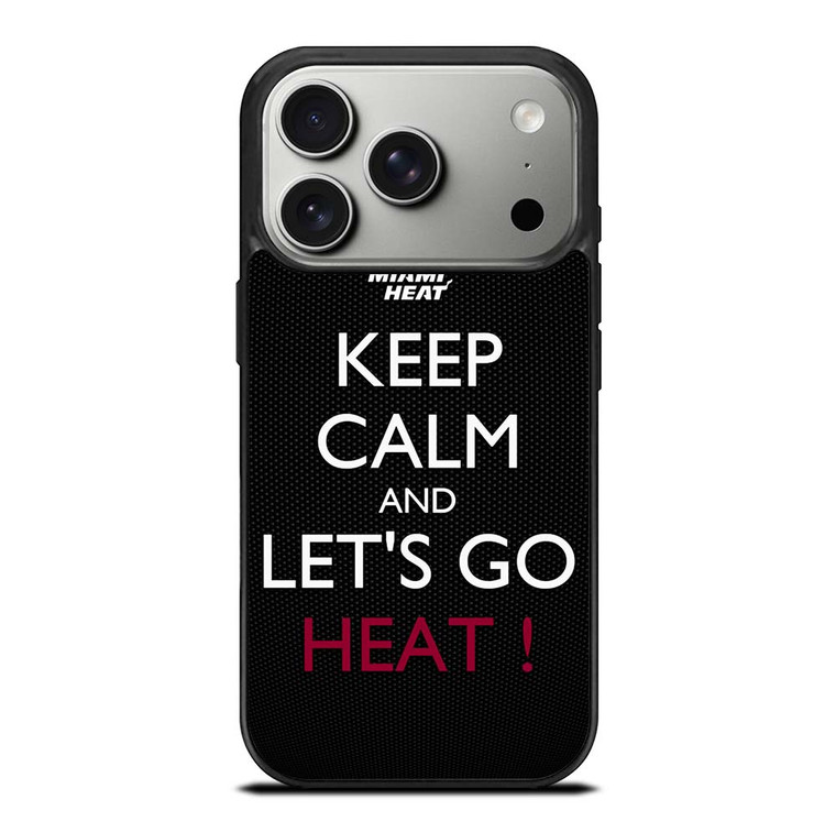 LETS GO MIAMI HEAT NBA BASKETBALL 2 iPhone 17 Pro Case Cover