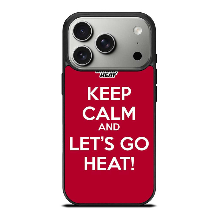 LETS GO MIAMI HEAT NBA BASKETBALL 3 iPhone 17 Pro Case Cover