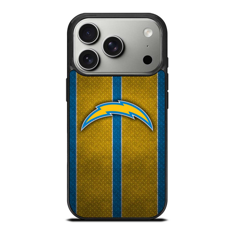 LOS ANGELES CHARGERS NFL METAL STRIPE iPhone 17 Pro Case Cover