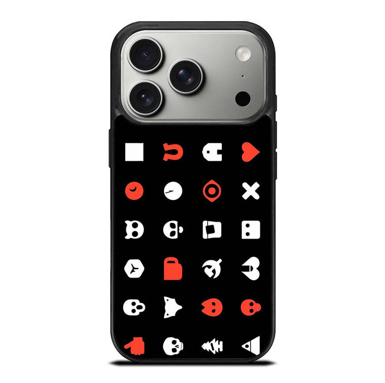 LOVE DEATH AND ROBOTS PATTERN iPhone 17 Pro Case Cover