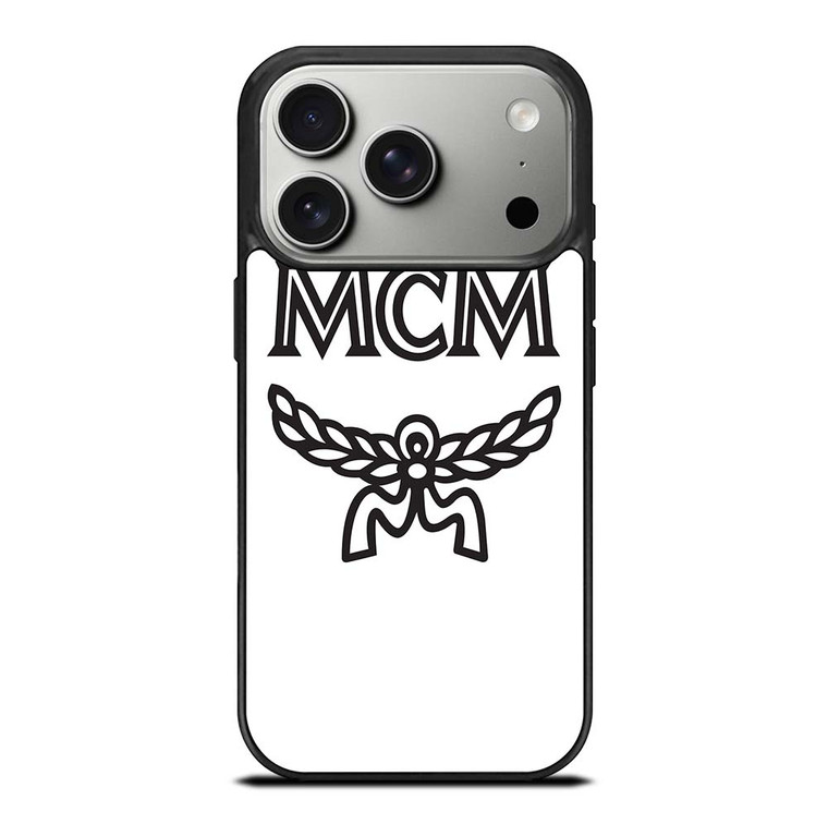 MCM WORLDWIDE WHITE iPhone 17 Pro Case Cover