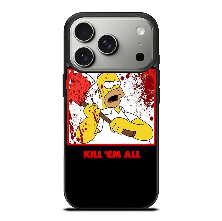 METALLICA KILL EM ALL SIMPSONS iPhone 17 Pro Case Cover
