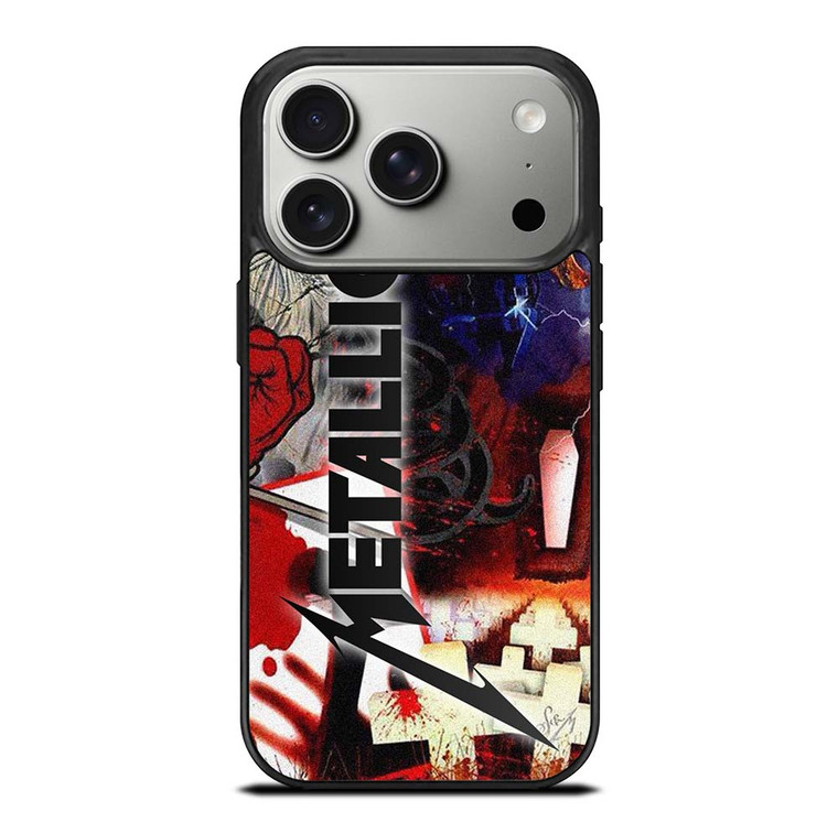 METALLICA ROCK BAND ALL ALBUM iPhone 17 Pro Case Cover
