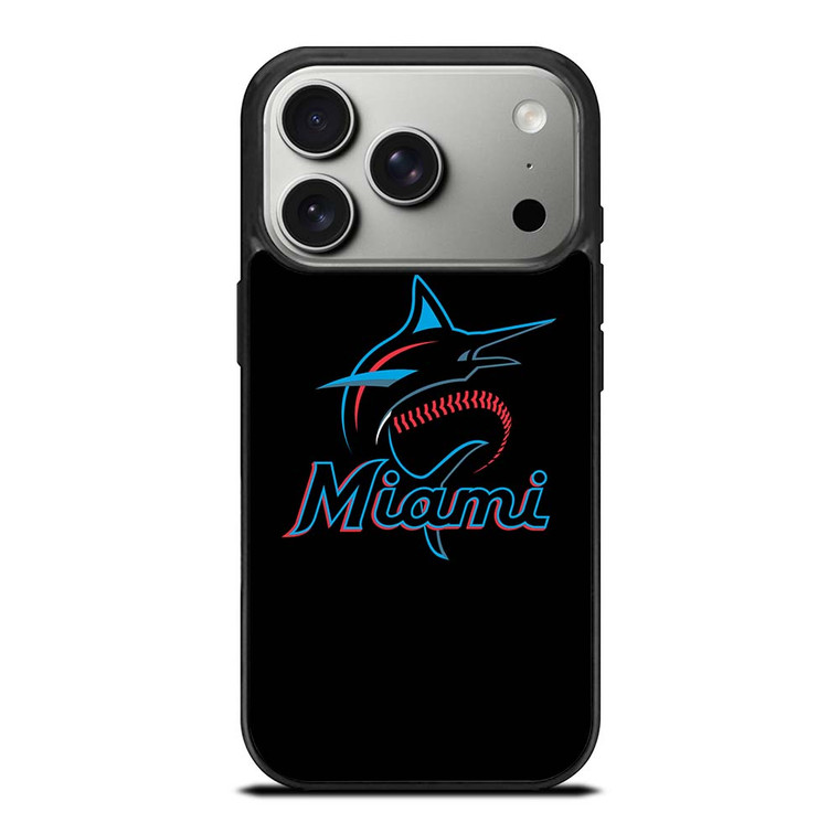 MIAMI MARLINS MLB LOGO iPhone 17 Pro Case Cover
