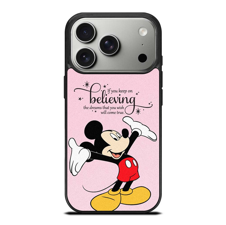 MICKEY MOUSE DISNEY QUOTES iPhone 17 Pro Case Cover