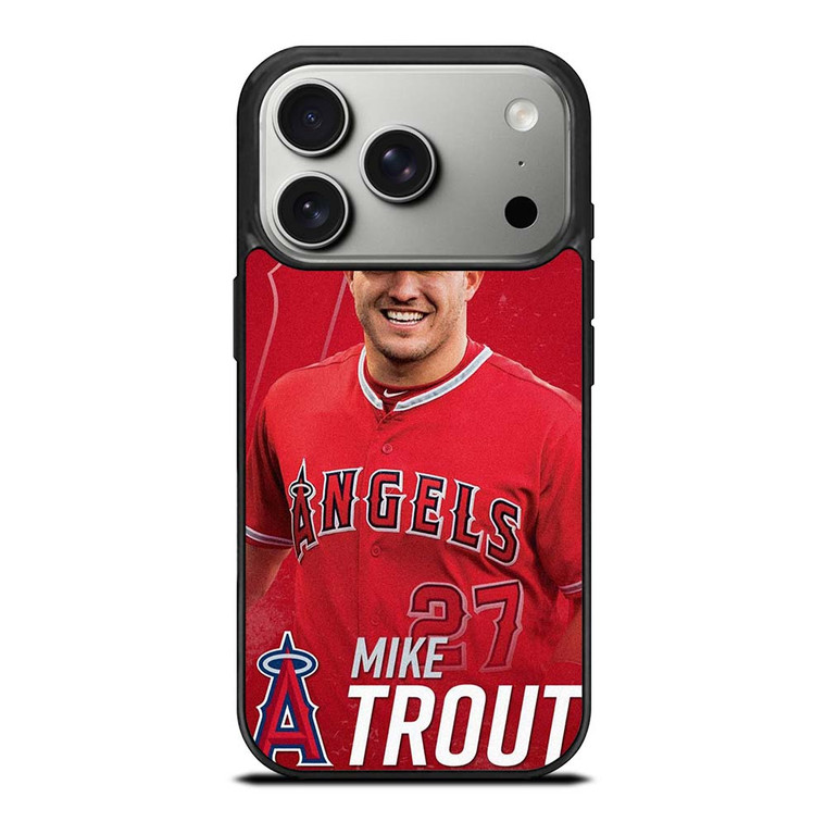 MIKE TROUT LOS ANGELES ANGELS BASEBALL 2 iPhone 17 Pro Case Cover