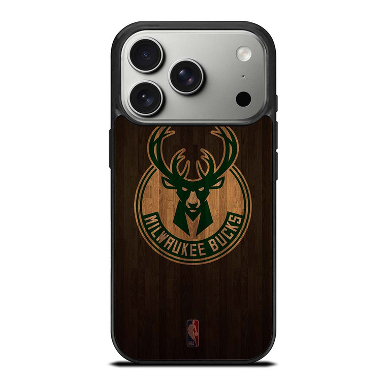 MILWAUKEE BUCKS BASKETBALL COURT NBA iPhone 17 Pro Case Cover
