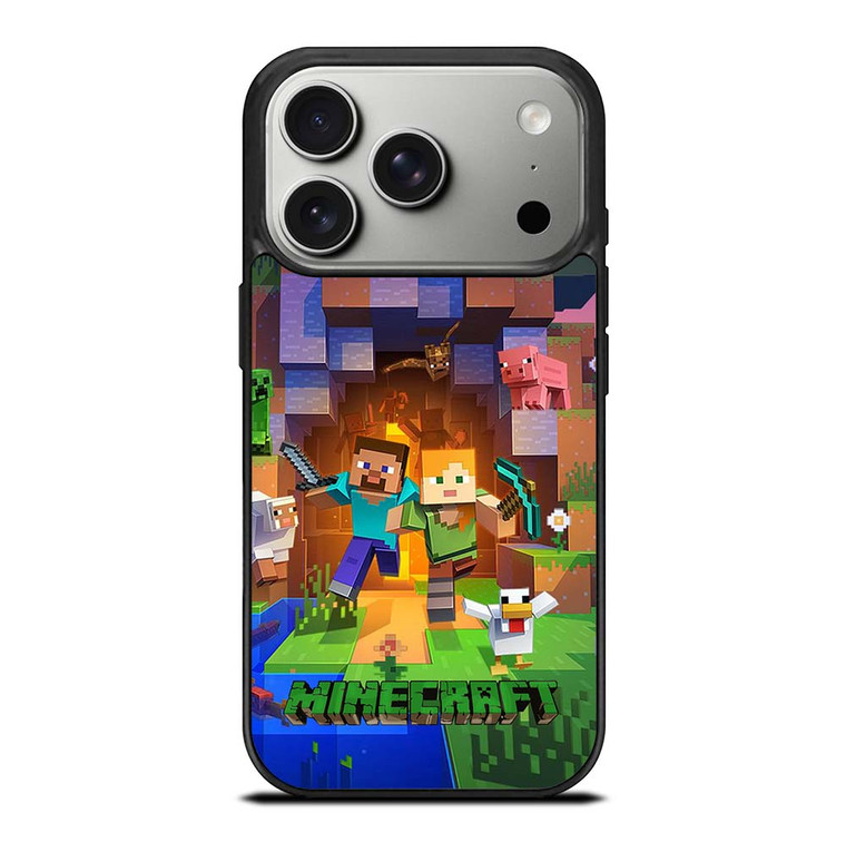 MINECRAFT GAMES WALLPAPER iPhone 17 Pro Case Cover