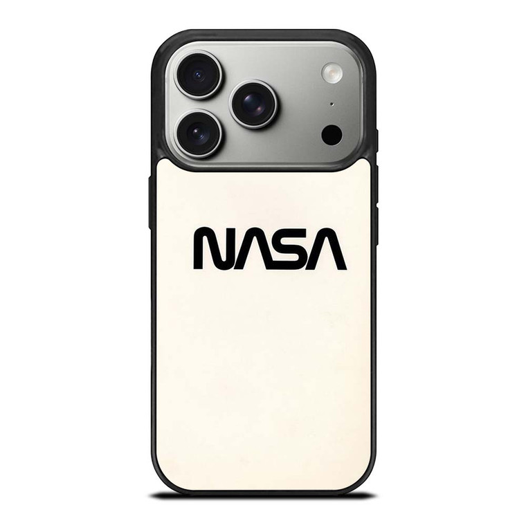 NASA LOGO WHITEI CON iPhone 17 Pro Case Cover