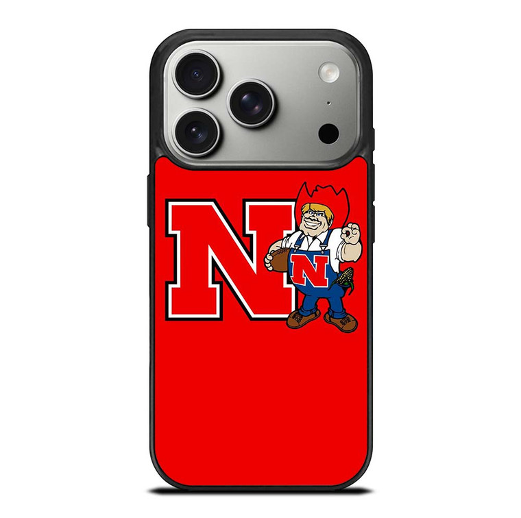 NEBRASKA HUSKERS ICON UNIVERSITY FOOTBALL LOGO iPhone 17 Pro Case Cover