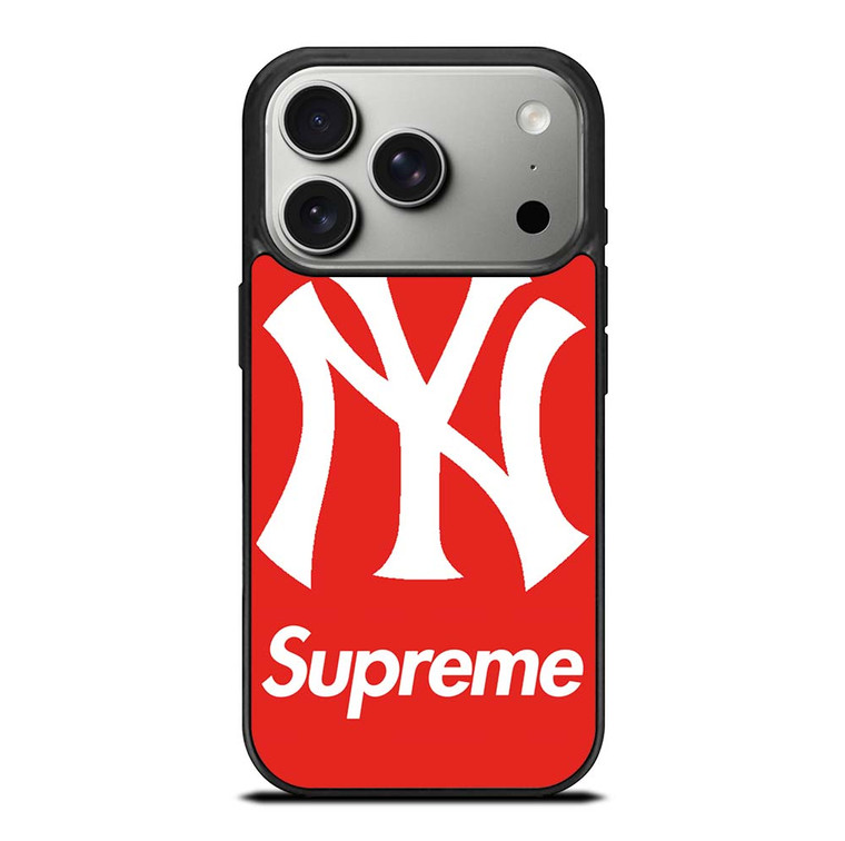 NEW YORK YANKEES X SUPREME RED iPhone 17 Pro Case Cover