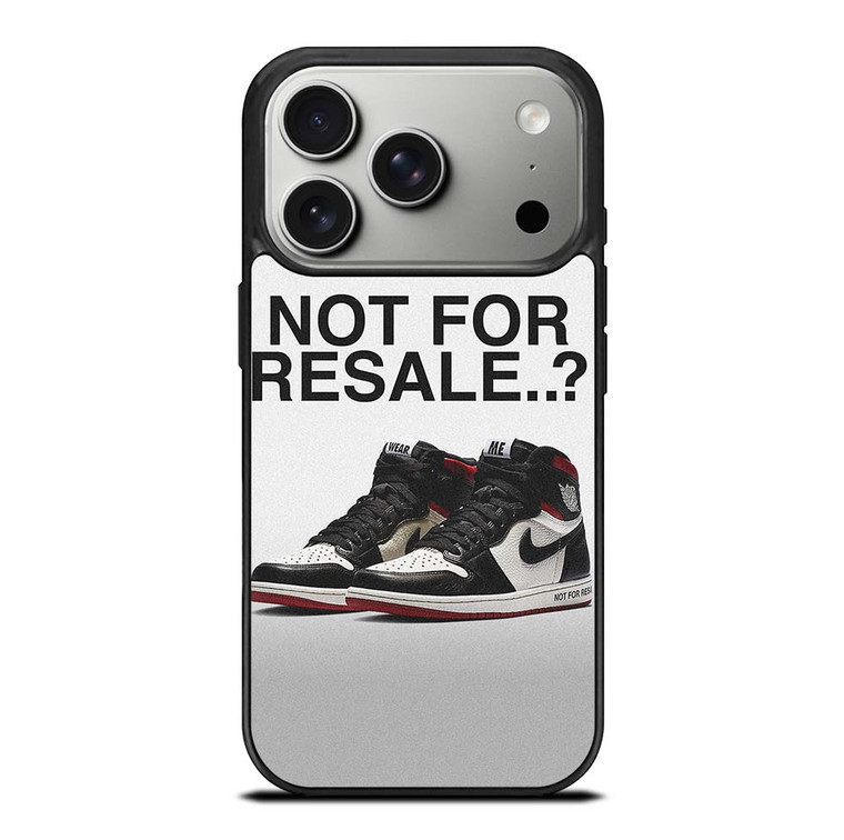 NIKE AIR JORDAN RETRO NOT FOR RESALE iPhone 17 Pro Case Cover