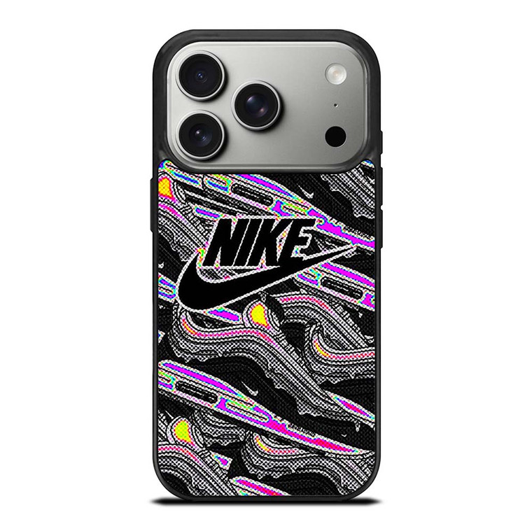 NIKE AIR MAX HOLOGRAPHIC PATTERN iPhone 17 Pro Case Cover