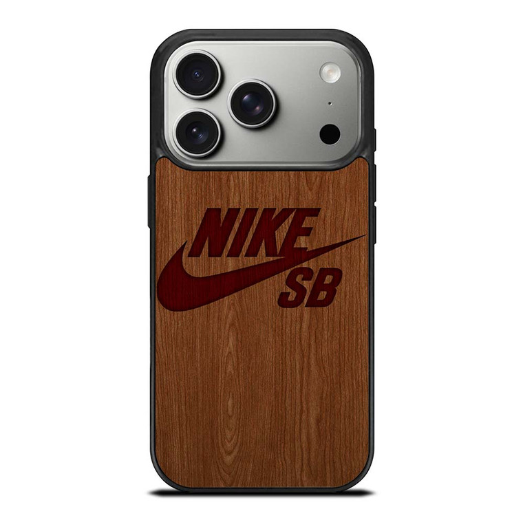 NIKE SKATEBOARD WOODEN LOGO iPhone 17 Pro Case Cover