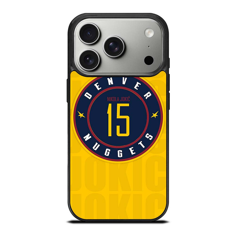 NIKOLA JOKIC DENVER NUGGETS LOGO iPhone 17 Pro Case Cover