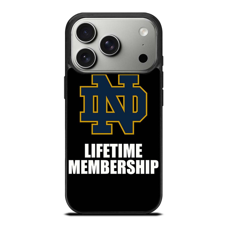 NOTRE DAME FIGHTING IRISH MEMBERSHIP iPhone 17 Pro Case Cover