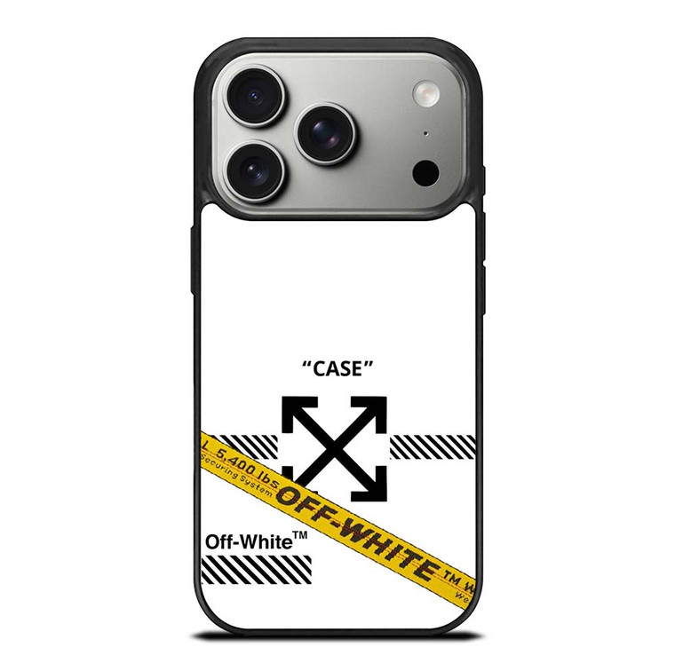 OFF WHITE CASE iPhone 17 Pro Case Cover