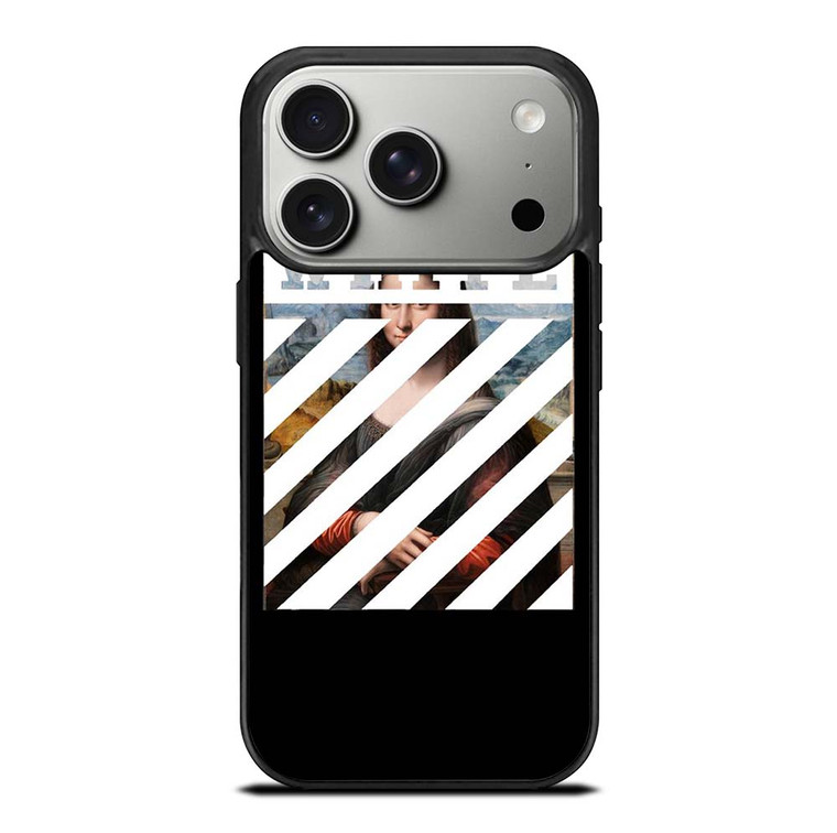 OFF WHITE LOGO MONALISA ICON iPhone 17 Pro Case Cover