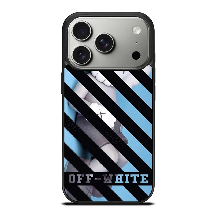 OFF WHITE X KAWAII iPhone 17 Pro Case Cover