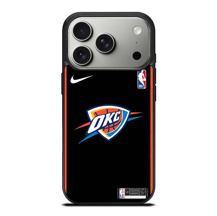 OKLAHOMA CITY THUNDER NIKE NBA BASKETBALL iPhone 17 Pro Case Cover