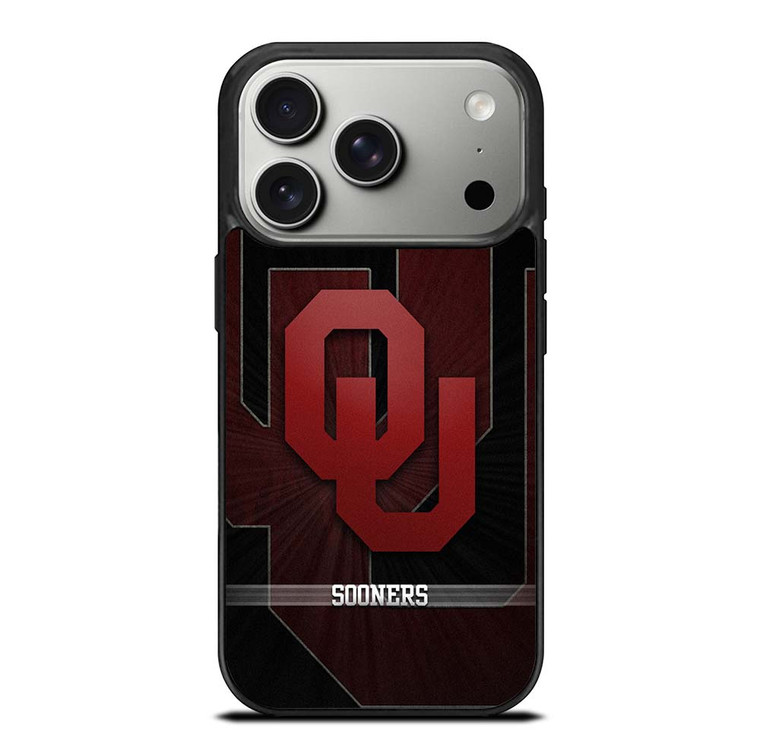 OKLAHOMA SOONERS FOOTBALL LOGO iPhone 17 Pro Case Cover