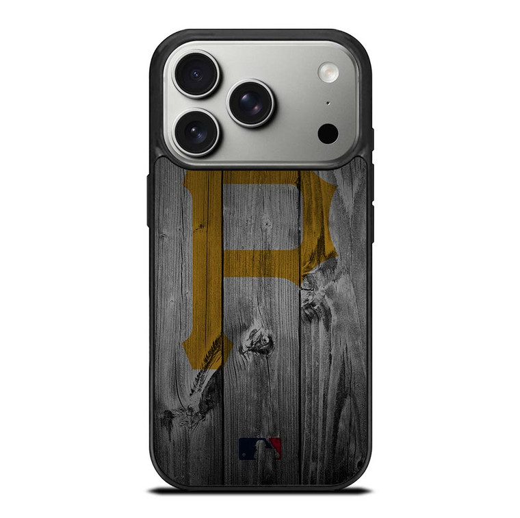 PITTSBURGH PIRATES BASEBALL MLB WOOD LOGO iPhone 17 Pro Case Cover