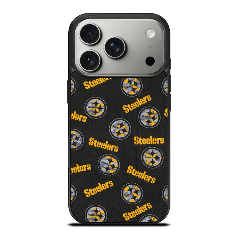 PITTSBURGH STEELERS FOOTBALL PATTERN iPhone 17 Pro Case Cover