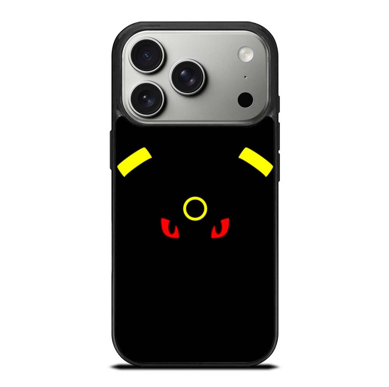 POKEMON UMBREON FLAT ICON iPhone 17 Pro Case Cover