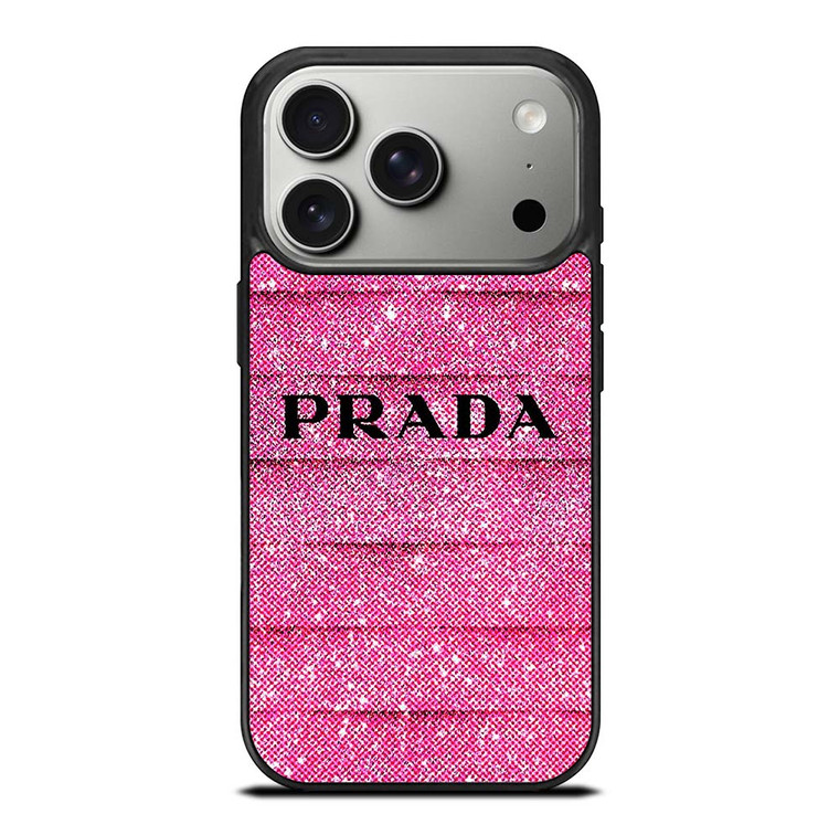 PRADA PINK DIAMOND iPhone 17 Pro Case Cover