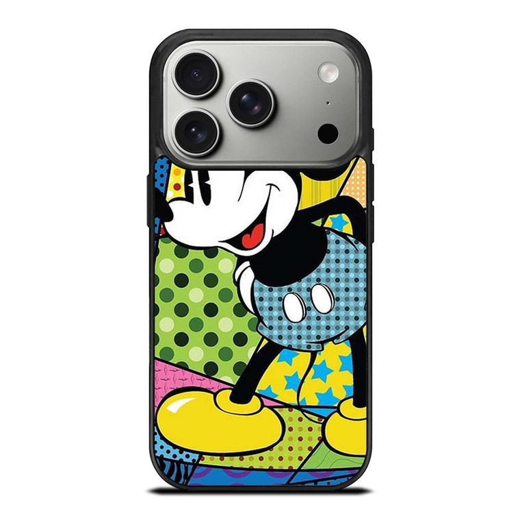 ROMERO BRITTO MICKEY MOUSE ART iPhone 17 Pro Case Cover