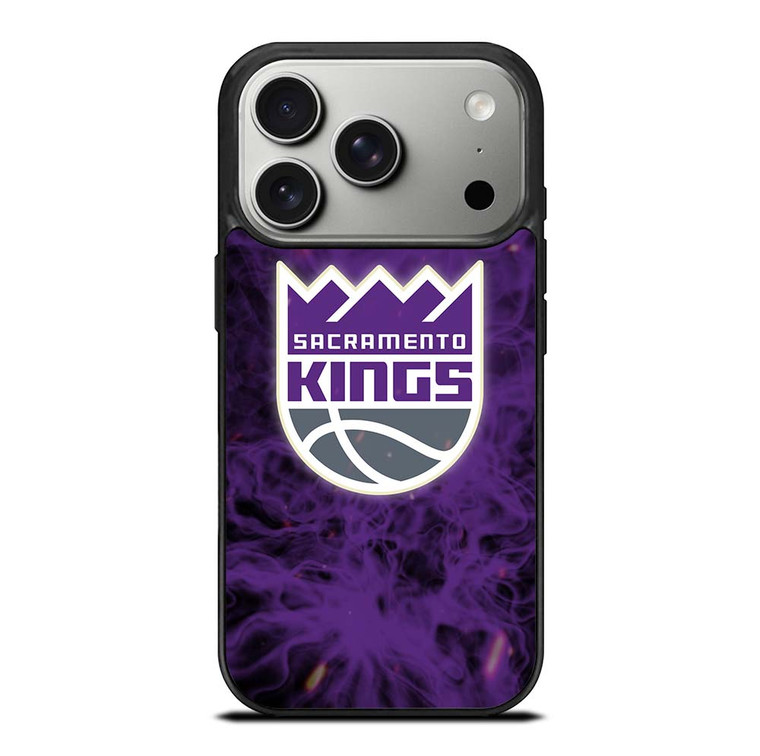 SACRAMENTO KINGS BASKETBALL NBA FIRE iPhone 17 Pro Case Cover
