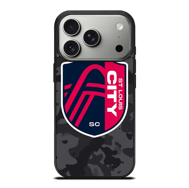 SAINT LOUIS CITY MLS BLACK CAMO iPhone 17 Pro Case Cover