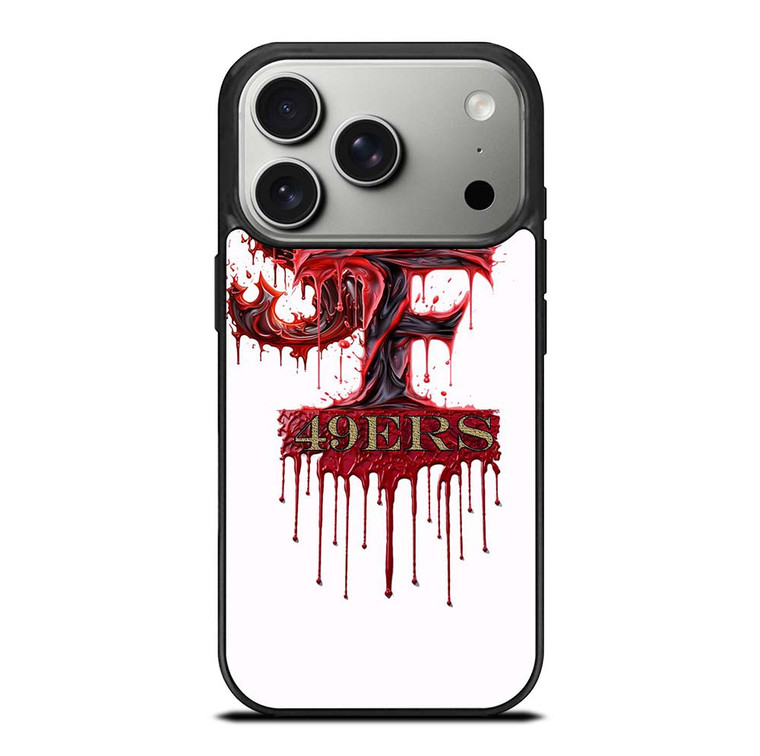 SAN FRANCISCO 49ERS FOOTBALL BLOODY LOGO iPhone 17 Pro Case Cover