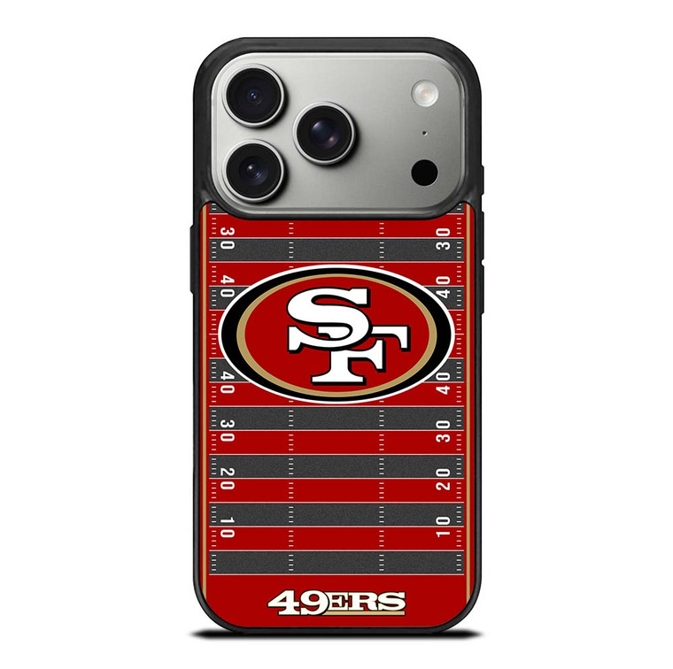 SAN FRANCISCO 49ERS FOOTBALL FIELD iPhone 17 Pro Case Cover