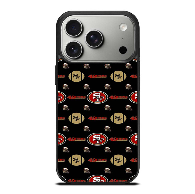 SAN FRANCISCO 49ERS FOOTBALL PATTERN iPhone 17 Pro Case Cover