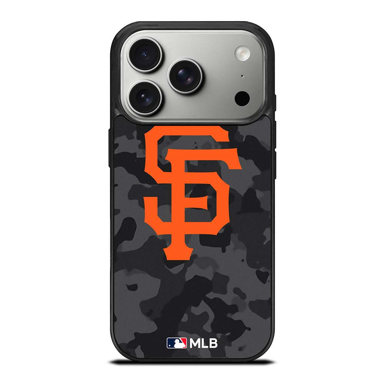SAN FRANCISCO GIANTS BASEBALL BLACK CAMO iPhone 17 Pro Case Cover