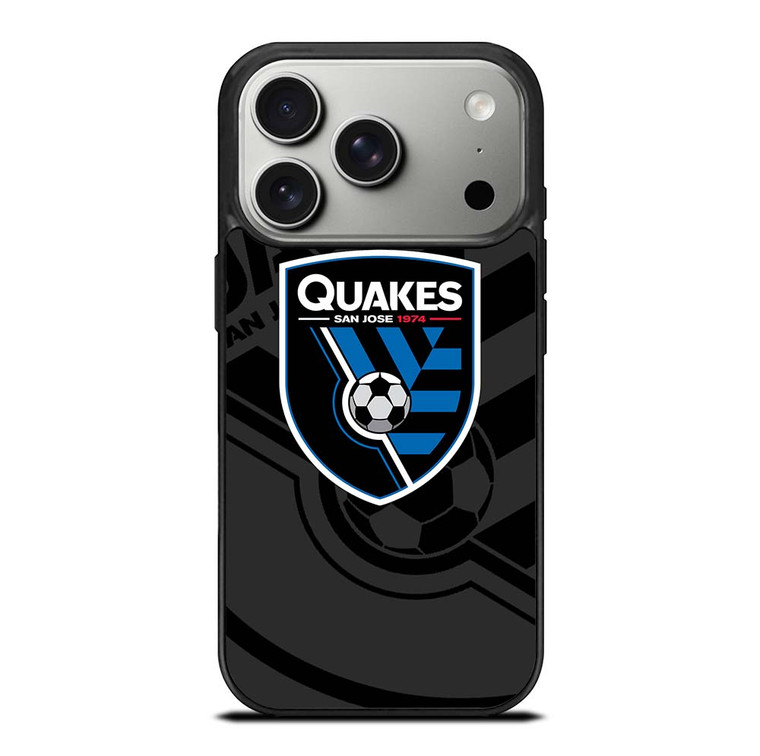 SAN JOSE EARTHQUAKES MLS BLACK iPhone 17 Pro Case Cover