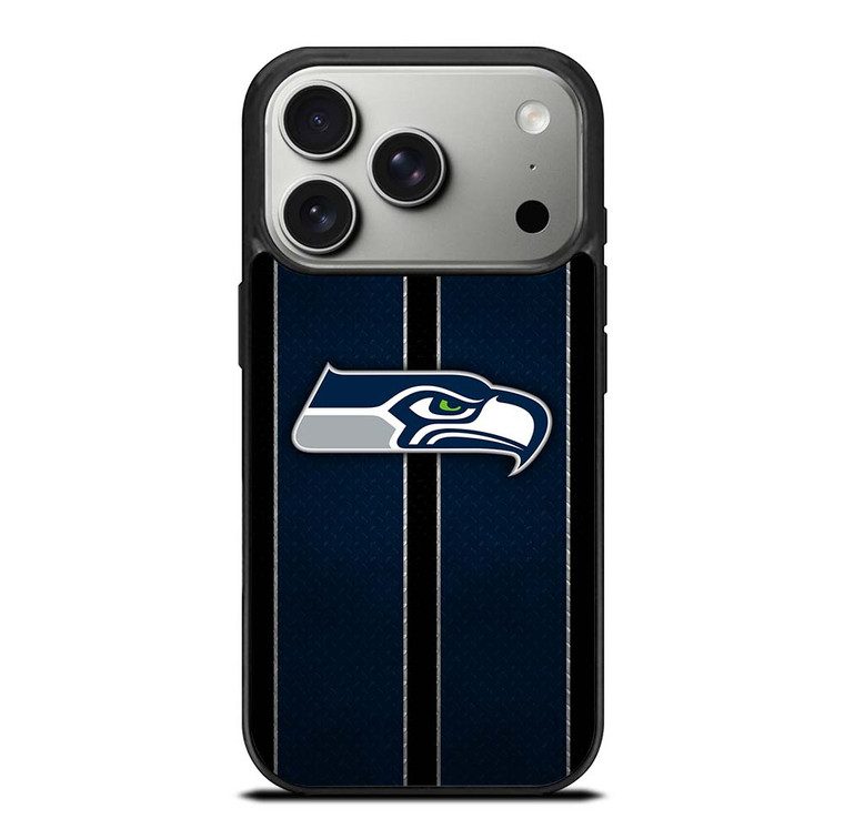 SEATTLE SEAHAWKS NFL METAL STRIPE iPhone 17 Pro Case Cover