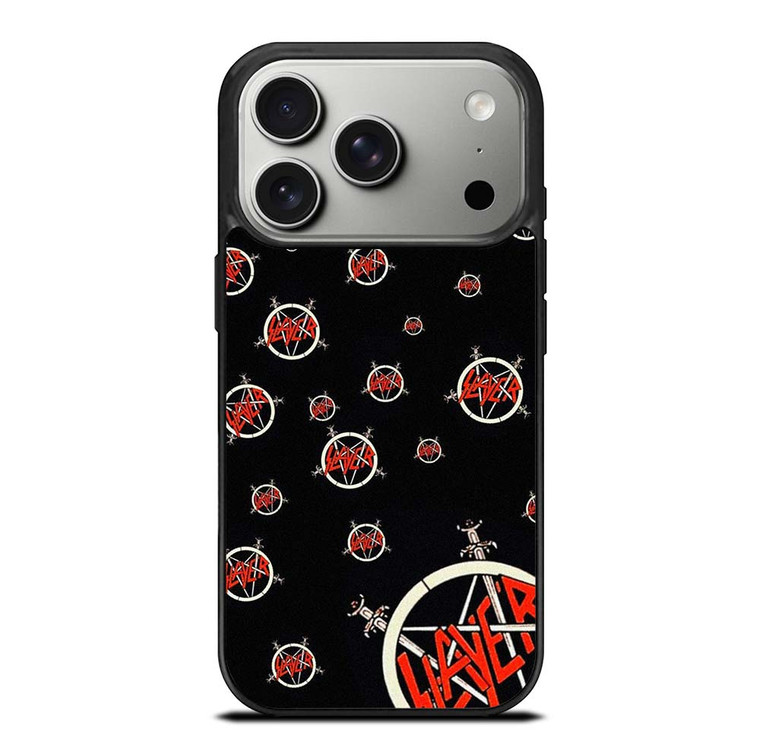 SLAYER ROCK BAND PATTERN iPhone 17 Pro Case Cover